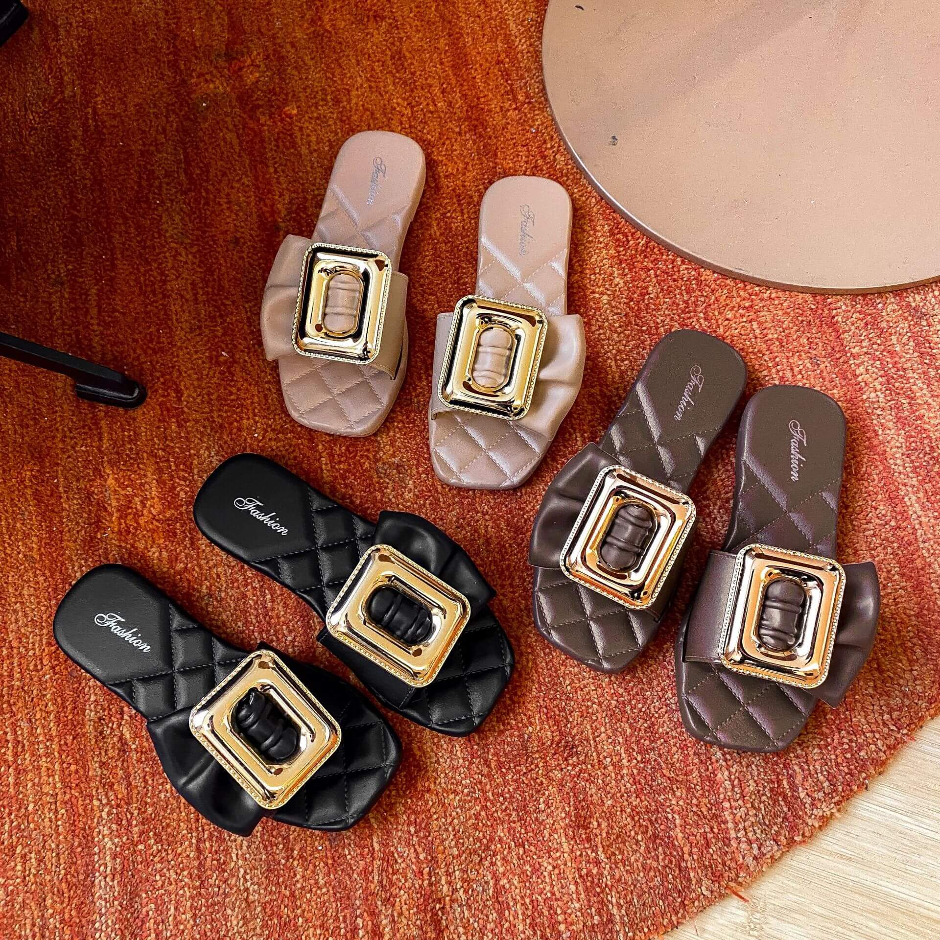 Buckle Bow Outdoor Sandals for Women