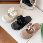 Mule Sandals With Bow