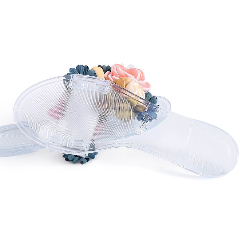 Flat crystal Sandals