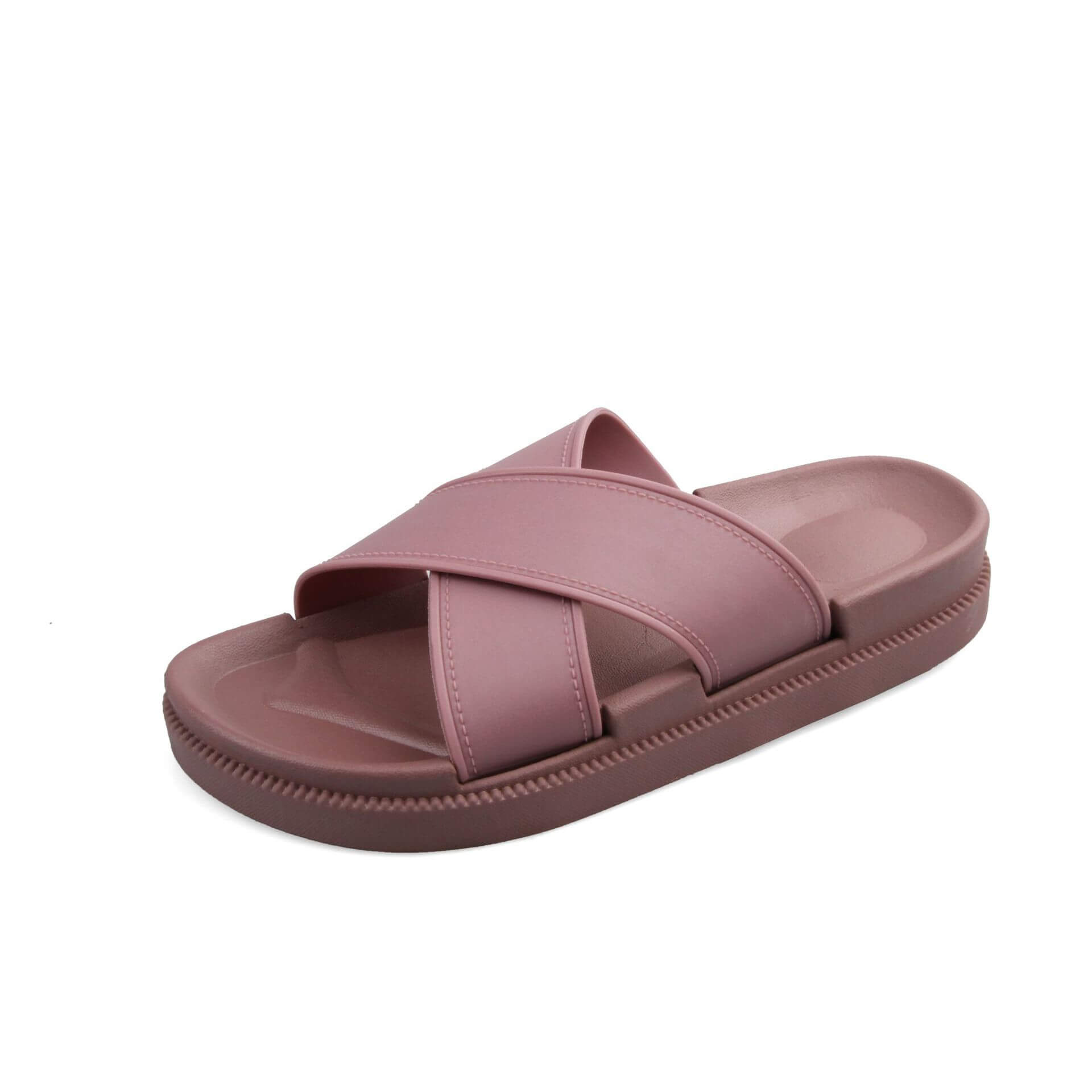 Platform Cross-Strap Sandals