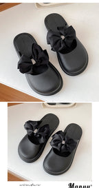 Mule Sandals With Bow