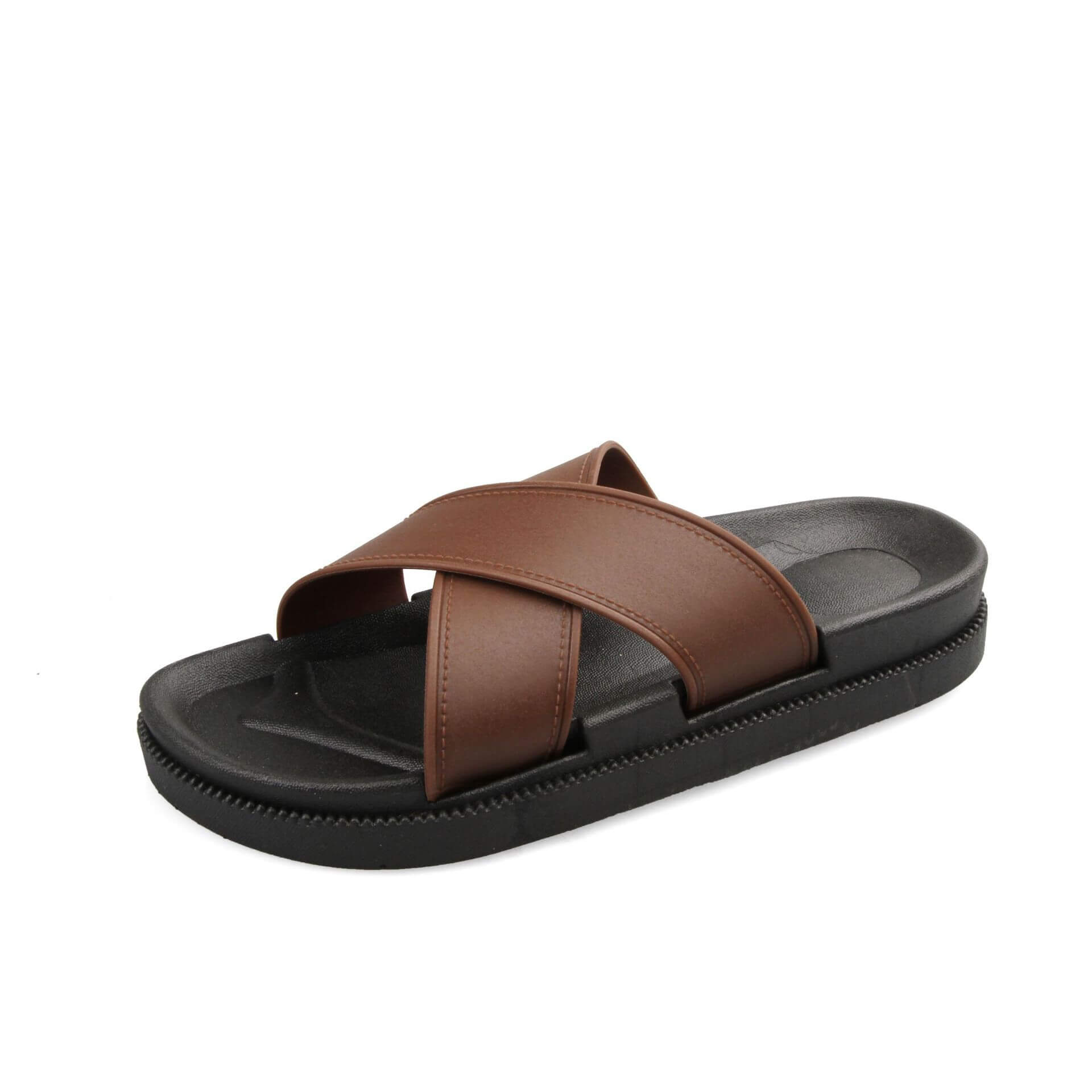 Platform Cross-Strap Sandals