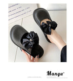 Mule Sandals With Bow