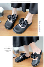 Mule Sandals With Bow